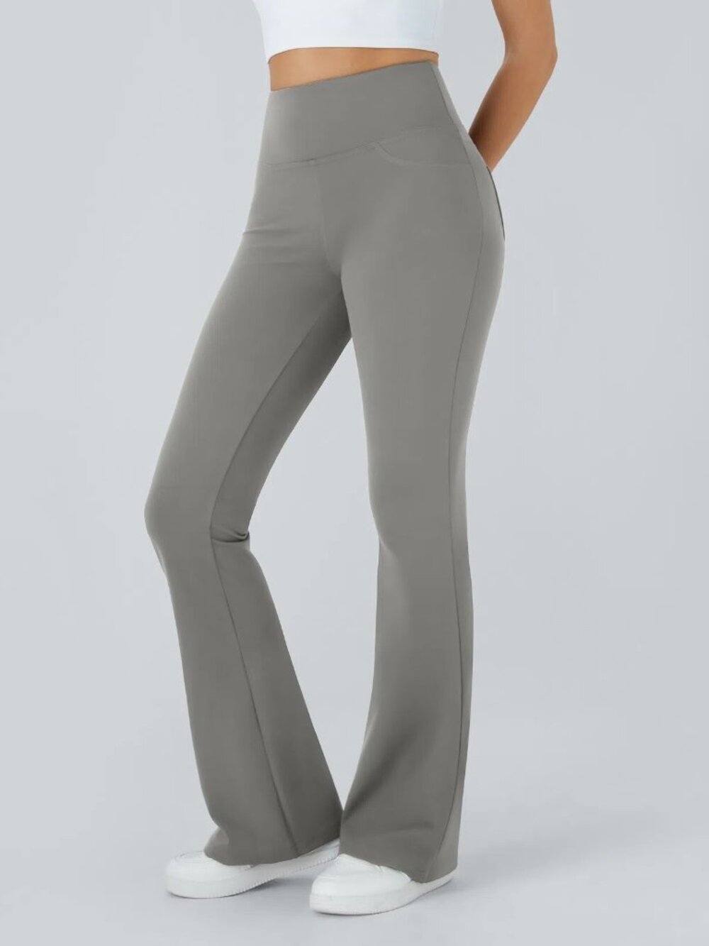 Halara 2X Silvent Storm DayStretch High Waisted Pocket Flare Yoga Leggings
